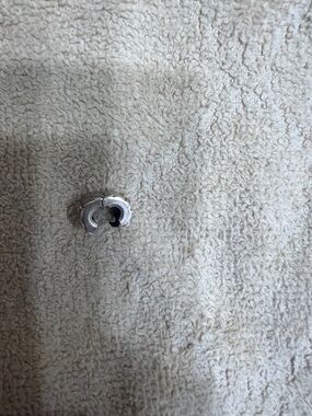 Pandora Silver Snap Fastener Charm